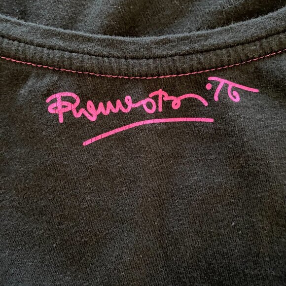 Lane Bryant Vibrant Pineapple Graphic Black T-Shirt - Picture 11 of 13